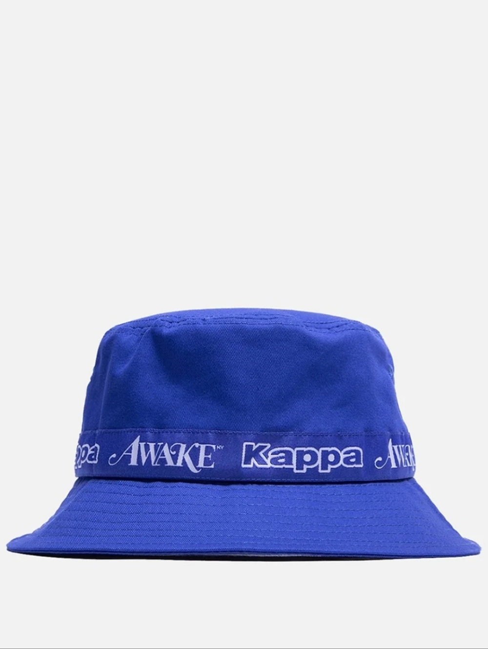 Kappa x Awake NY Blue Bucket Hat NWT Streetwear 2019 Hip Hop Designer Retro